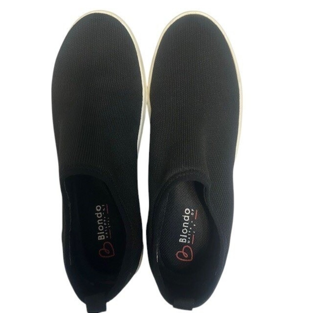 Blondo Farrah Waterproof Slip On Sneakers Casual Comfort Shoes Black Size 8.5
